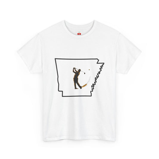 Arkansas Golf Unisex Heavy Cotton Tee