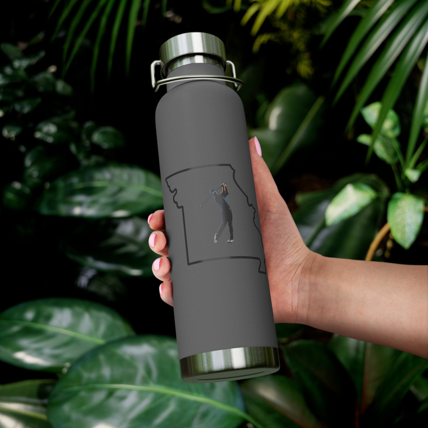Missouri Golf Enthusiast Copper Insulated Bottle - 22oz