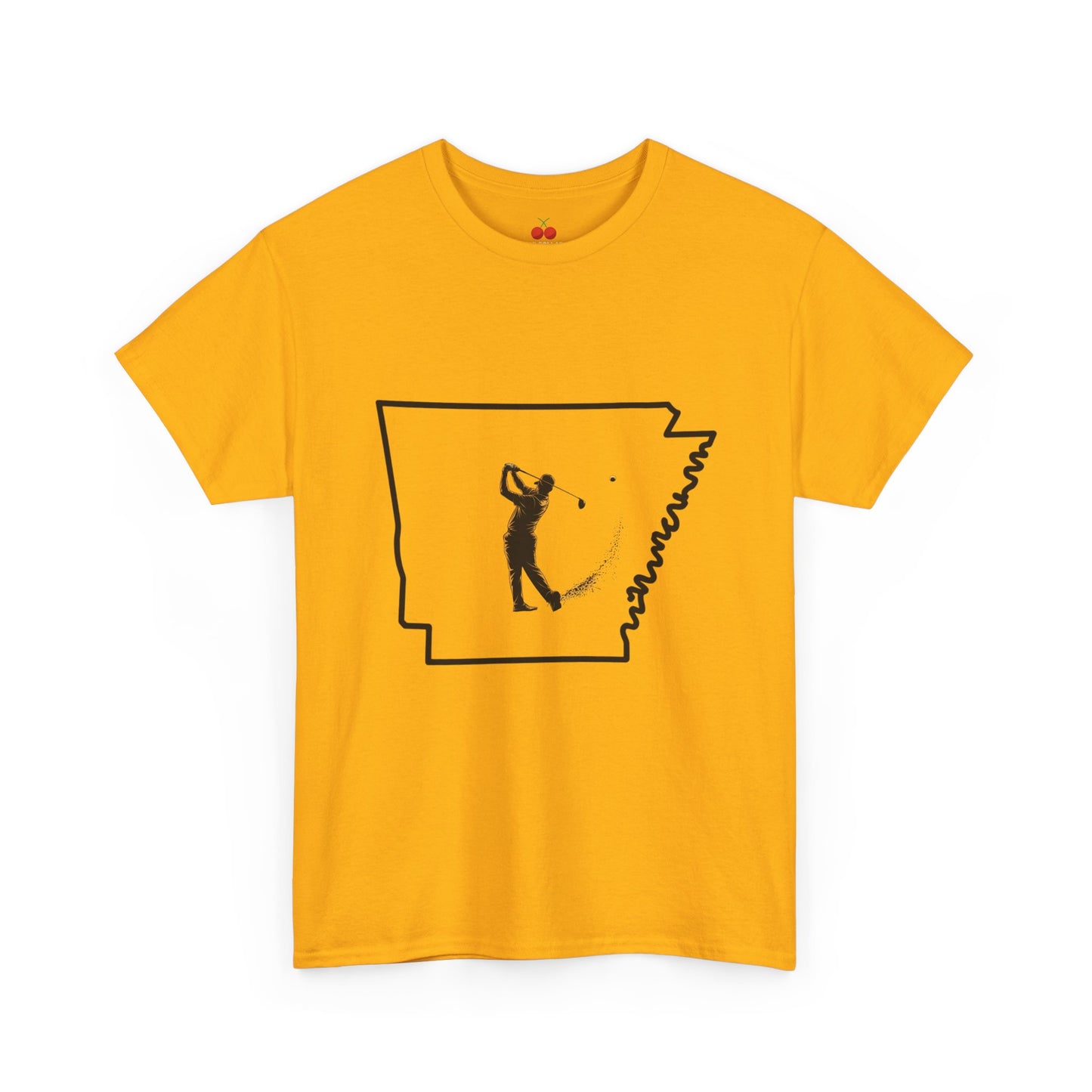 Arkansas Golf Unisex Heavy Cotton Tee