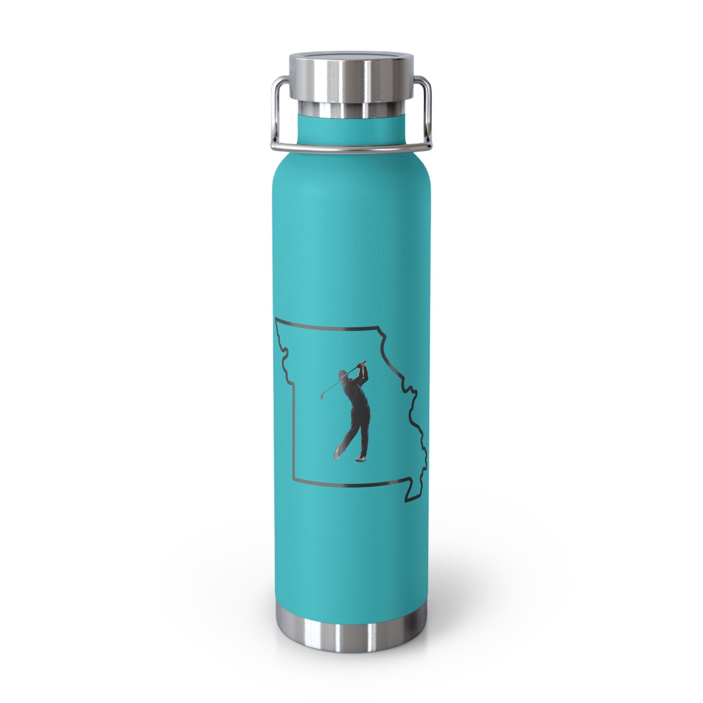 Missouri Golf Enthusiast Copper Insulated Bottle - 22oz