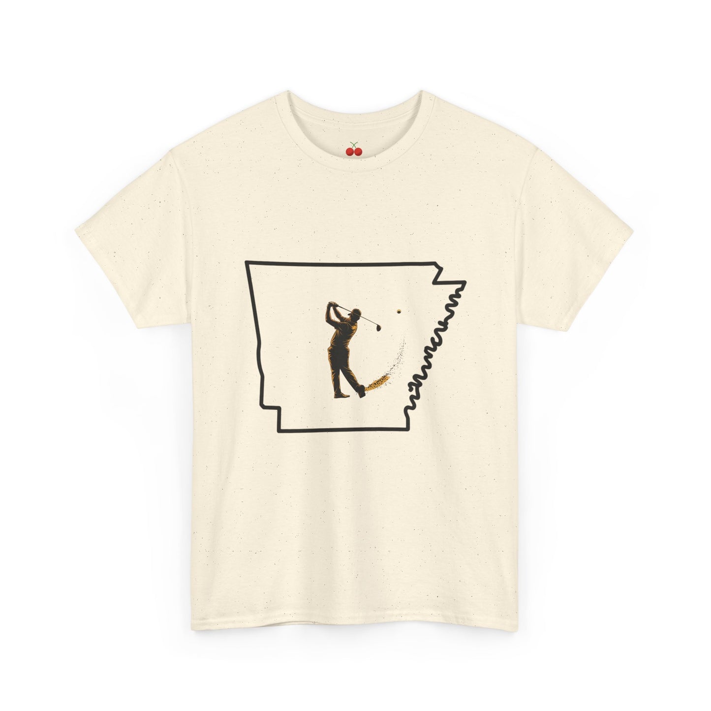 Arkansas Golf Unisex Heavy Cotton Tee