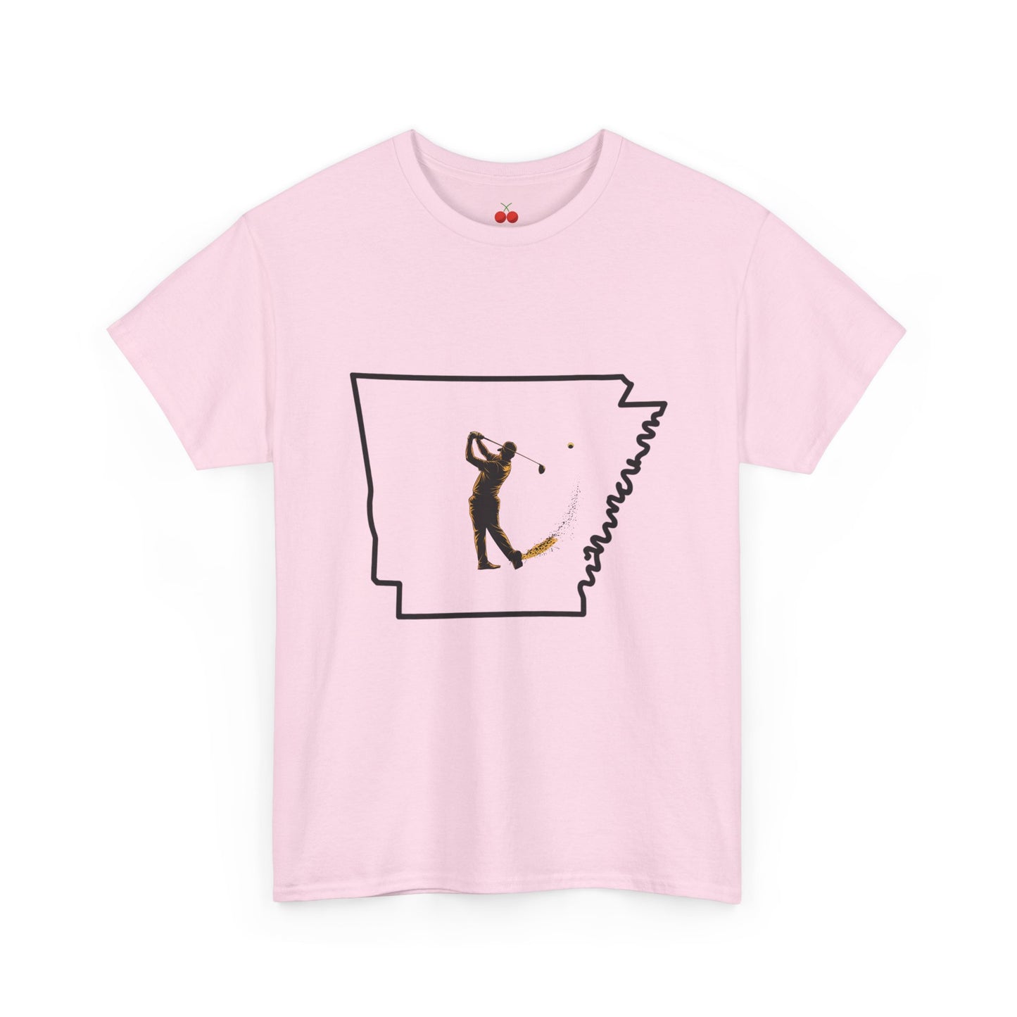 Arkansas Golf Unisex Heavy Cotton Tee