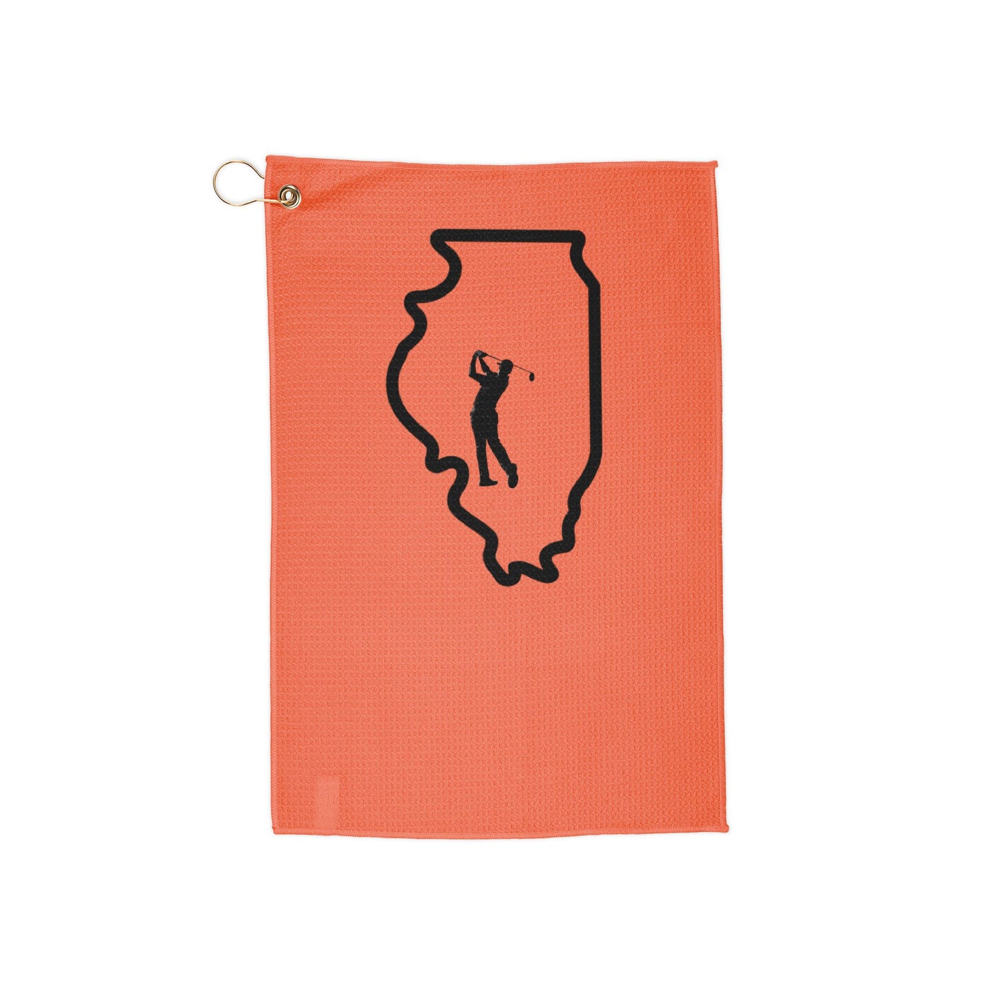 Illinois Golf Towel Perfect Gift for Golfers