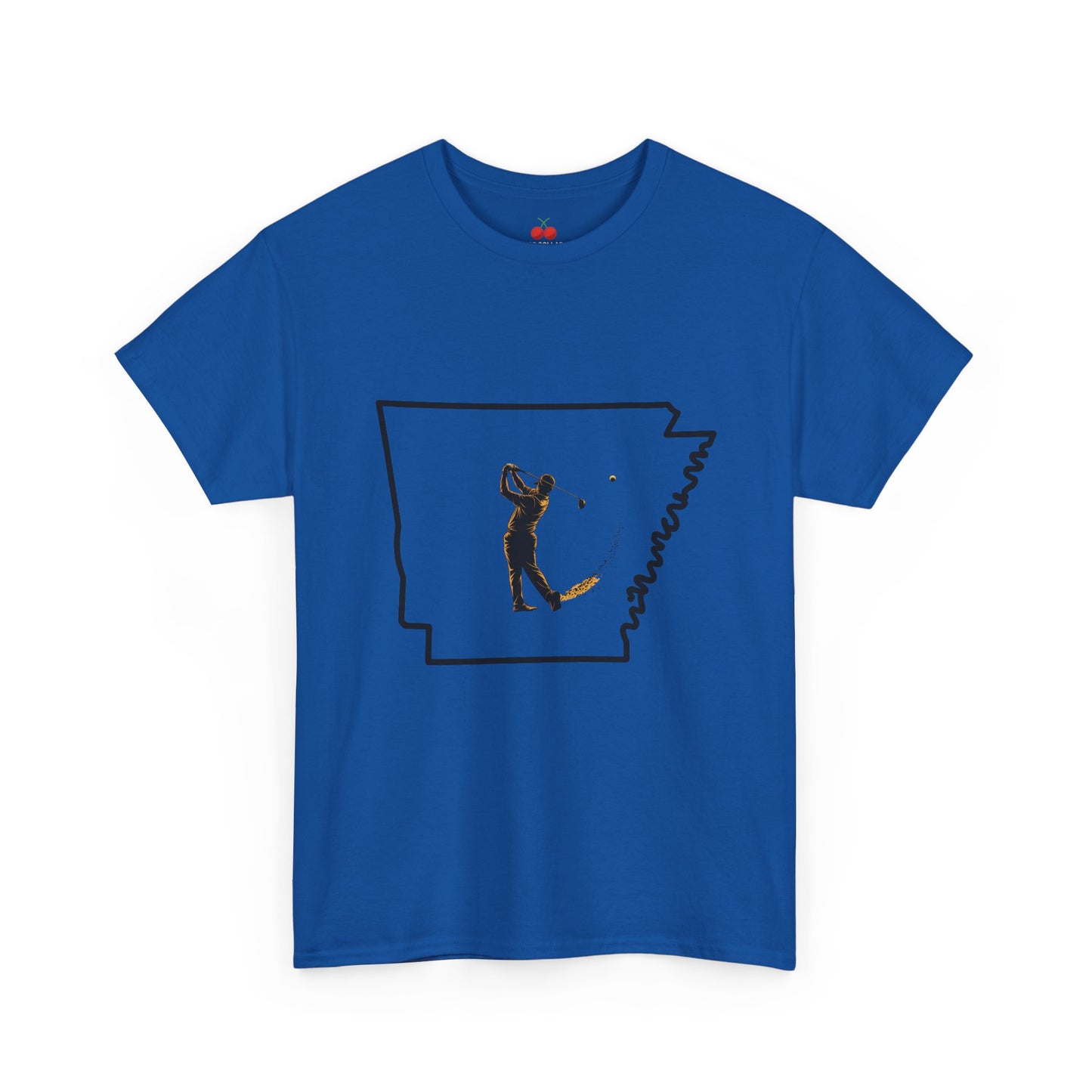 Arkansas Golf Unisex Heavy Cotton Tee