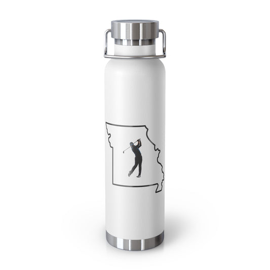 Missouri Golf Enthusiast Copper Insulated Bottle - 22oz