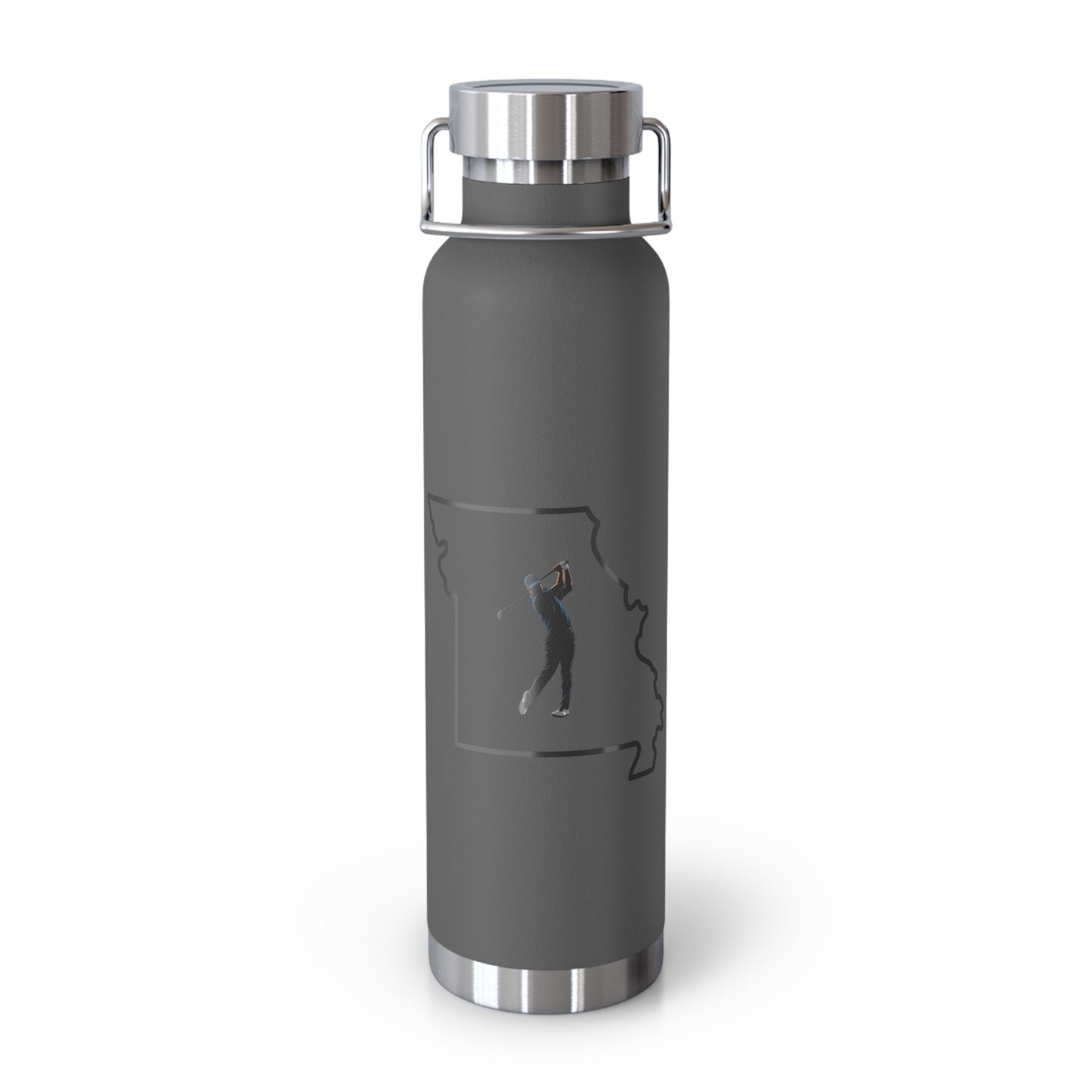 Missouri Golf Enthusiast Copper Insulated Bottle - 22oz