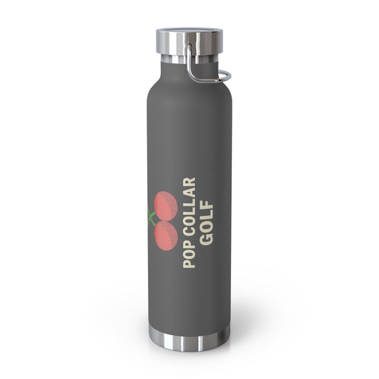 Tomorrow's Problems Pop Collar Golf Insulated 22 oz Bottle | Perfect for Golf Lovers