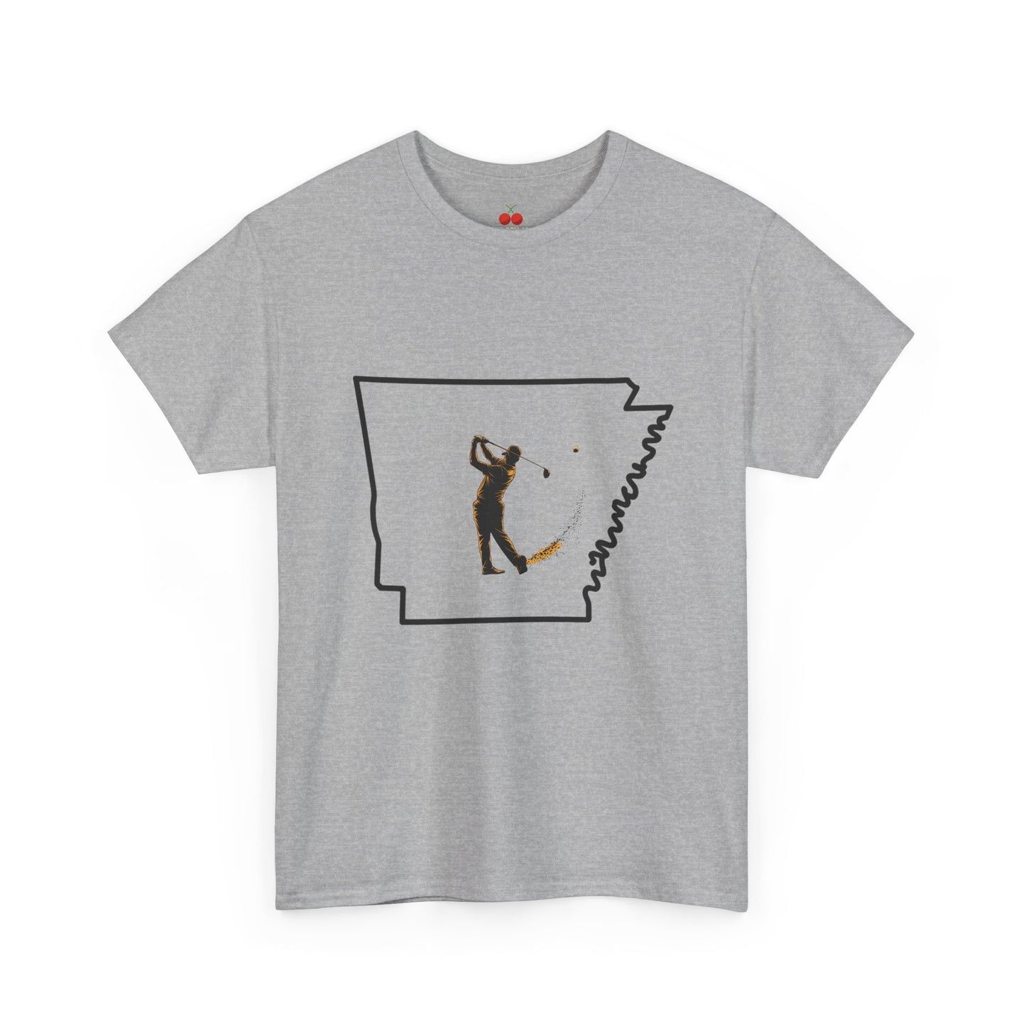 Arkansas Golf Unisex Heavy Cotton Tee