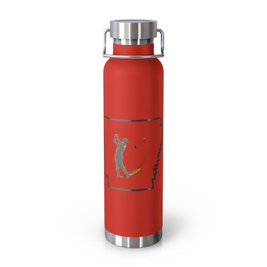 Arkansas Golf Lover's Copper Vacuum Insulated Bottle 22oz