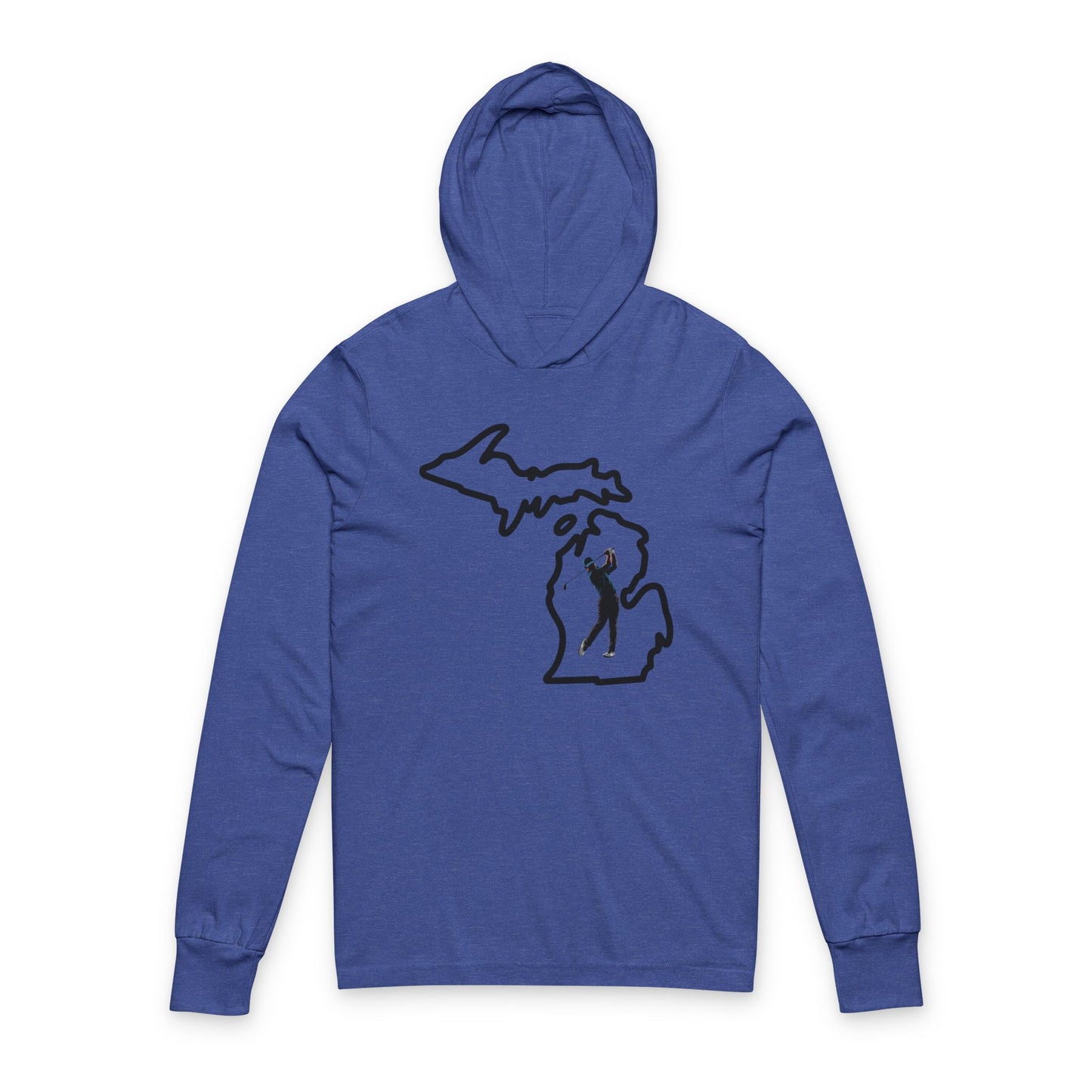 Michigan Golf Hooded Long Sleeve Tee
