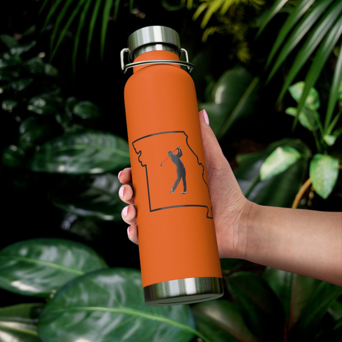 Missouri Golf Enthusiast Copper Insulated Bottle - 22oz
