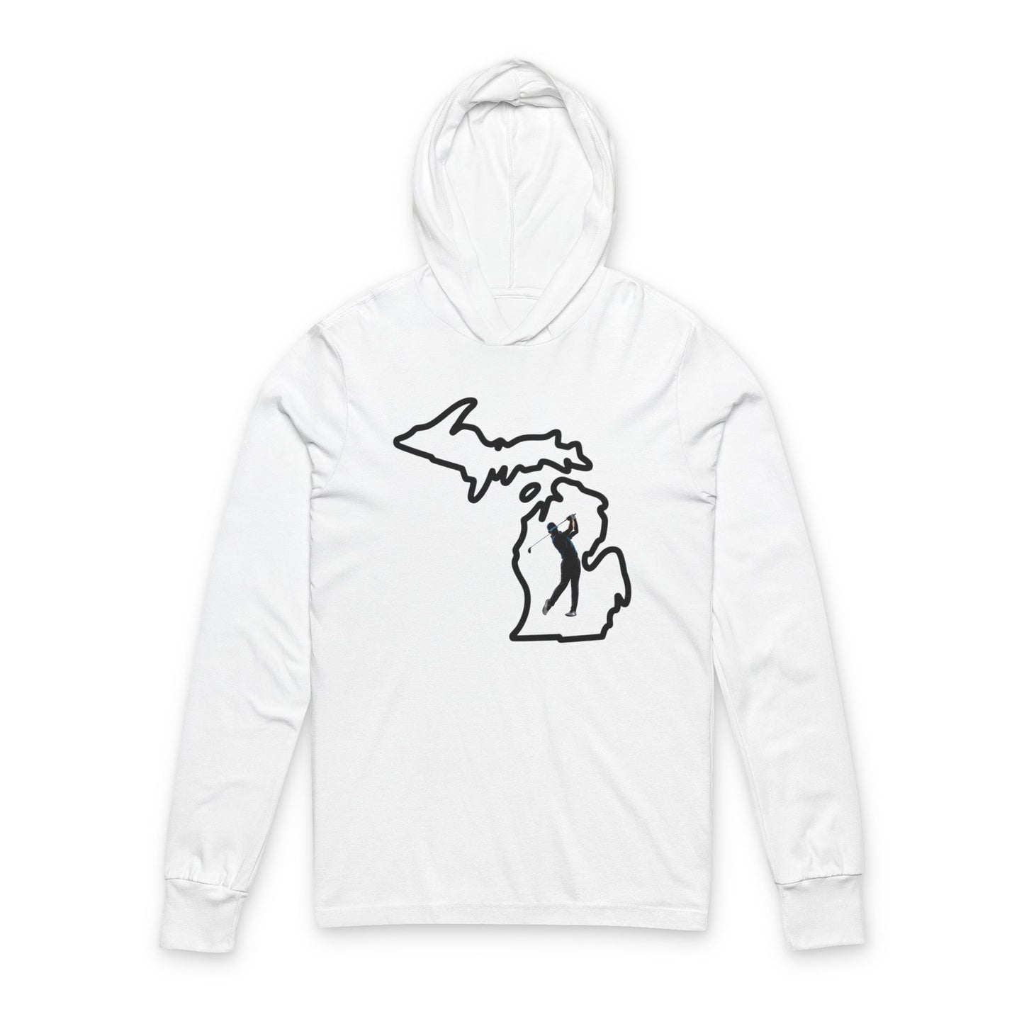 Michigan Golf Hooded Long Sleeve Tee