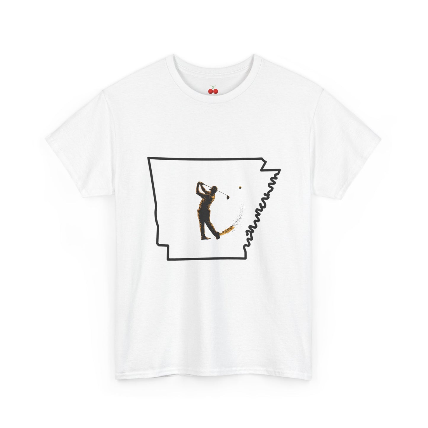 Arkansas Golf Unisex Heavy Cotton Tee