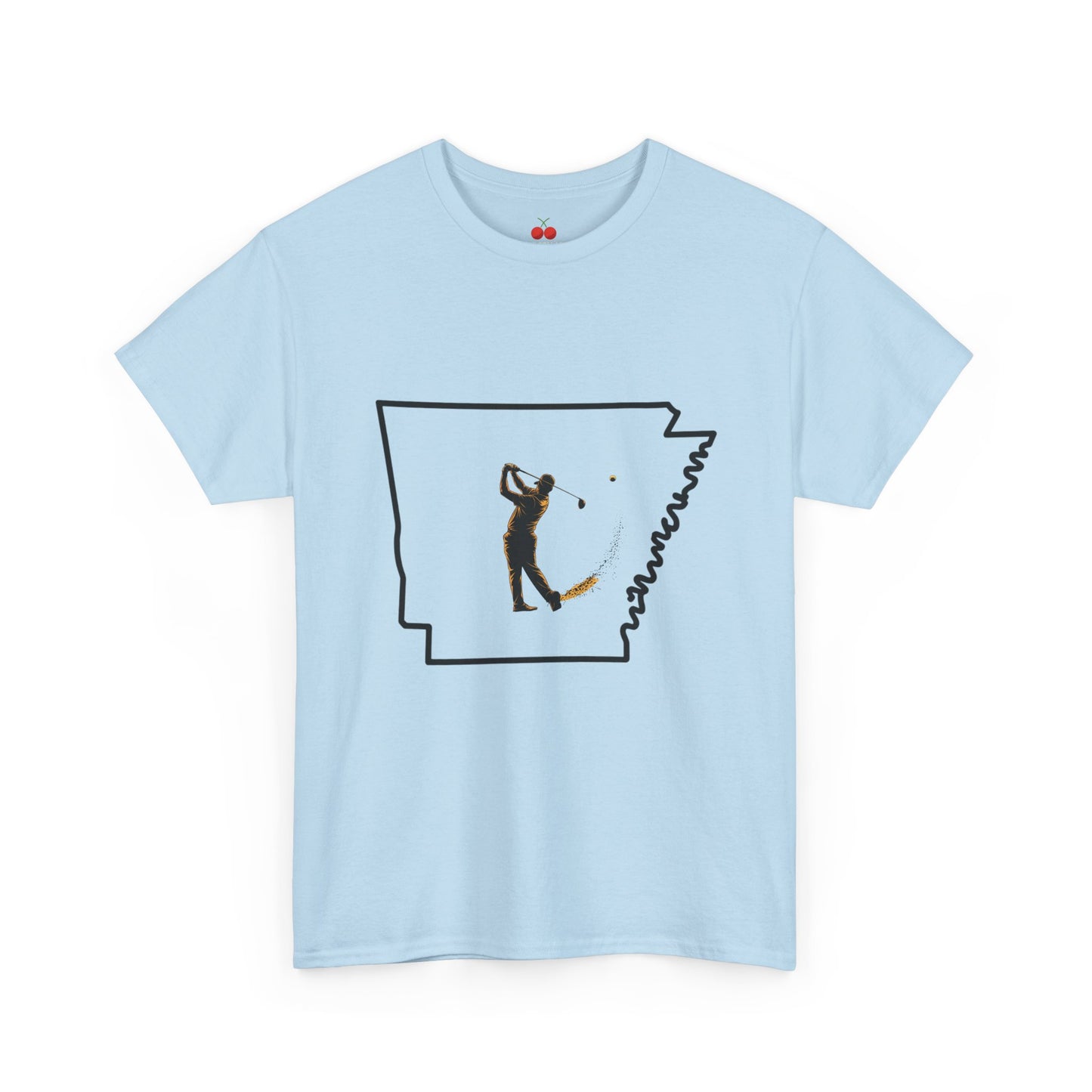 Arkansas Golf Unisex Heavy Cotton Tee