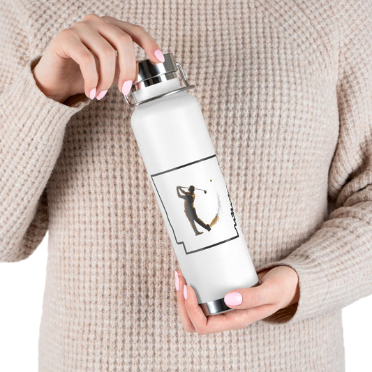 Arkansas Golf Lover's Copper Vacuum Insulated Bottle 22oz