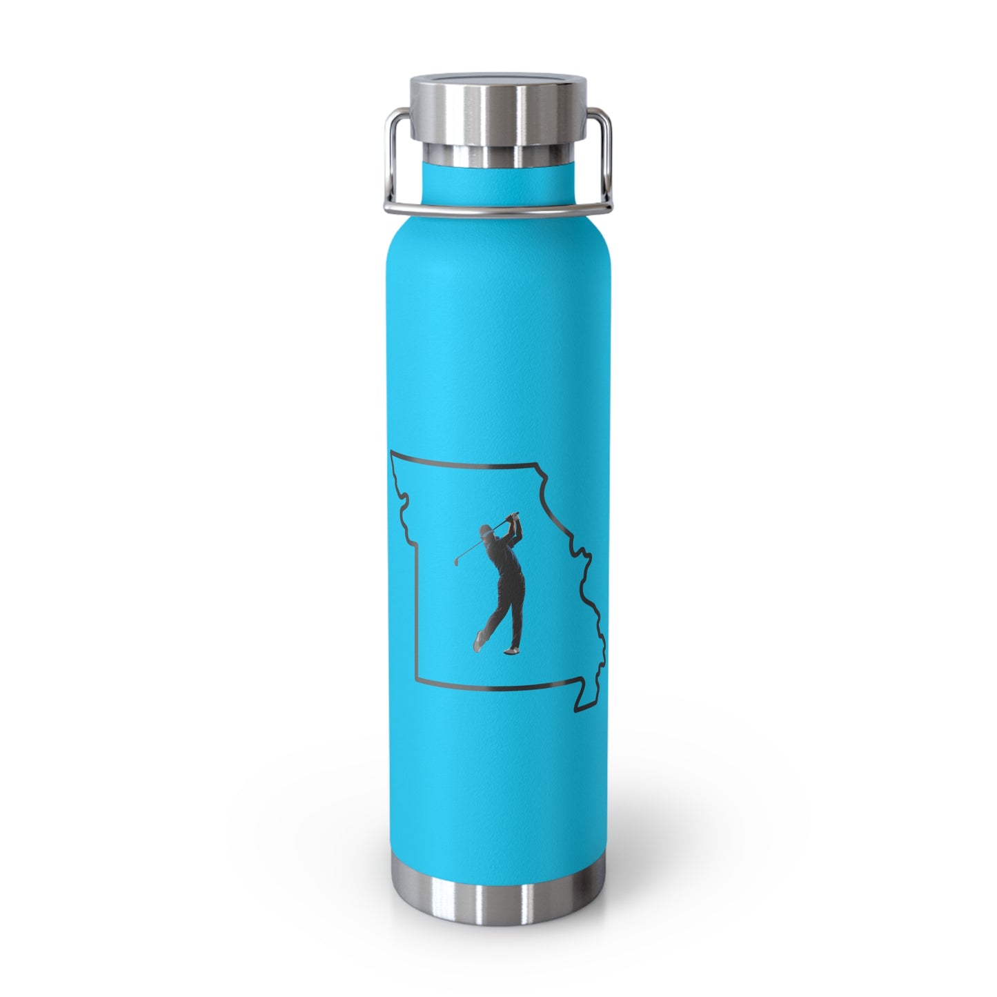 Missouri Golf Enthusiast Copper Insulated Bottle - 22oz