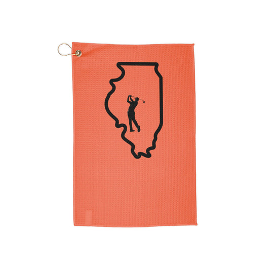 Illinois Golf Towel Perfect Gift for Golfers