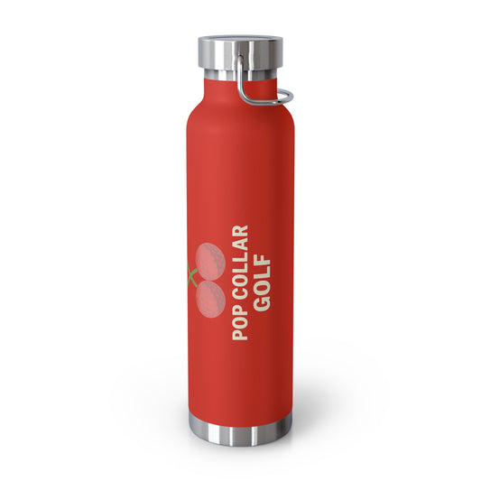 Tomorrow's Problems Pop Collar Golf Insulated 22 oz Bottle | Perfect for Golf Lovers