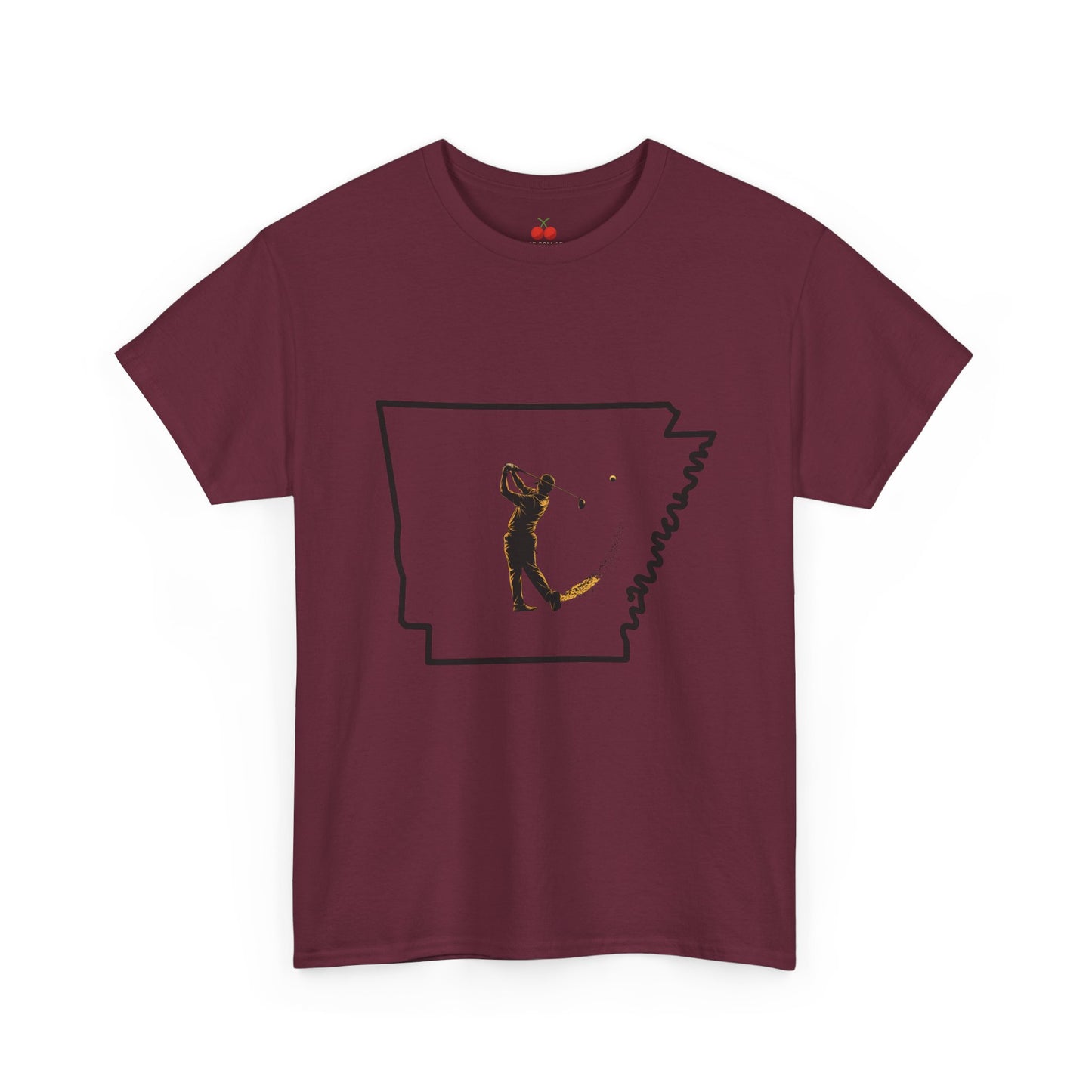 Arkansas Golf Unisex Heavy Cotton Tee