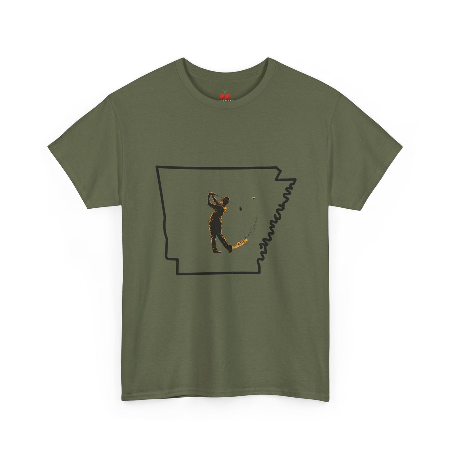 Arkansas Golf Unisex Heavy Cotton Tee