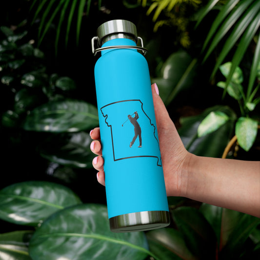 Missouri Golf Enthusiast Copper Insulated Bottle - 22oz