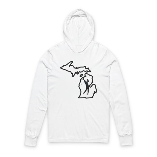 Michigan Golf Hooded Long Sleeve Tee